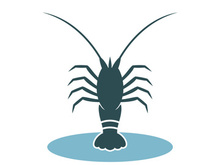 Vintage lobster logo