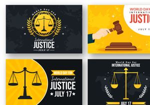 15 World Day for International Justice Illustration