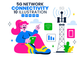 10 5G Network Connectivity Illustration preview picture