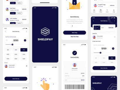 ShieldPay - Finance App UI Kit