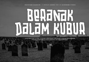 Graveyard Guardian - Display Font