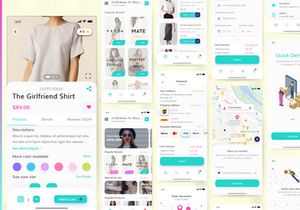 Mint Shop - Ecommerce Mobile UX/UI Kit