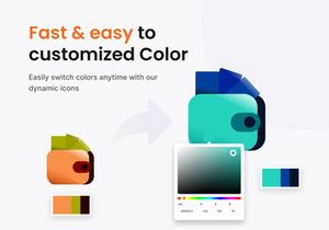 Online Shop Black Friday Illustration Set