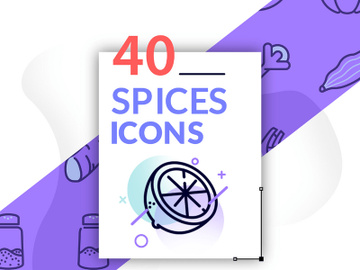 Free 40 Spices Icon Pack preview picture