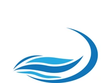 Wave beach vector illustration design logo