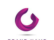 Minimal G Letter Logo design vector eps file