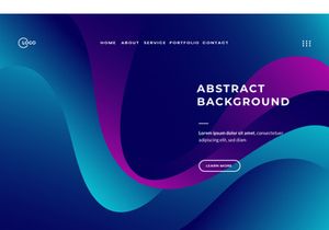 3d Blue Abstract Background Liquid