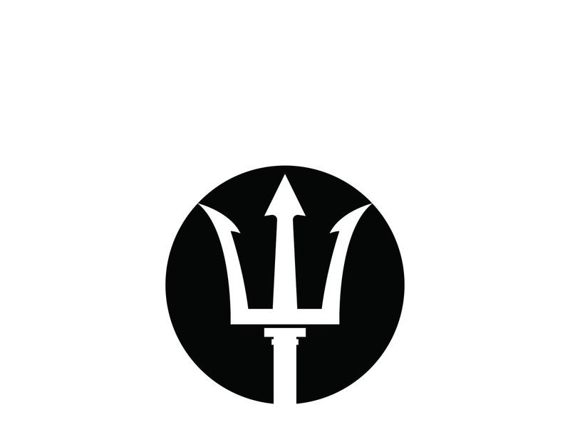 Trident Logo Template vector icon illustration design