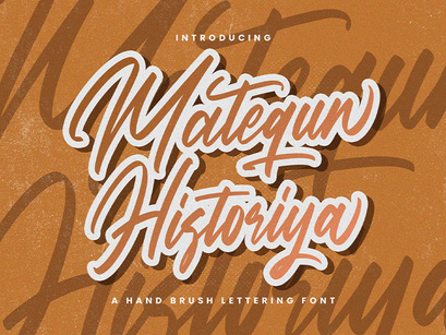 Matequn Historiya - Handwritten Font