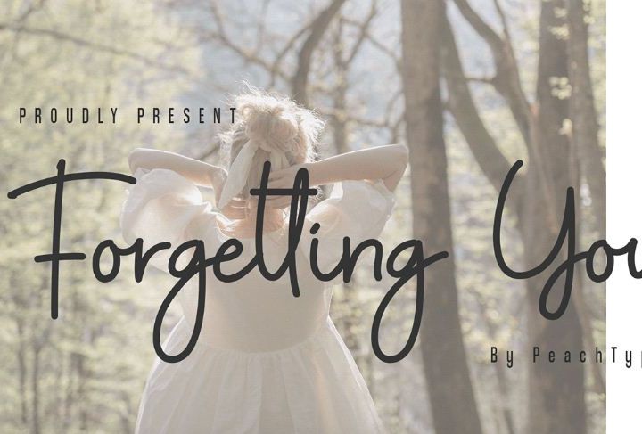 Free Font | Forgetting You
