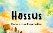 Hossus – Modern Casual Handwritten Font - (TTF)