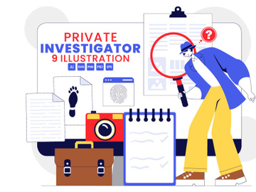 9 Private Investigator Services Illustration preview picture