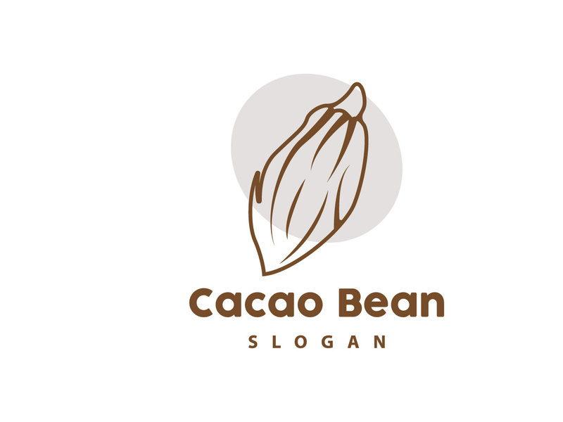 Cacao Logo, Cocoa Fruit Plant Logo