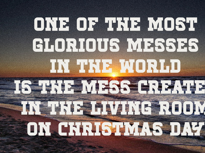 Holiday Hearth - Vintage Slab Serif