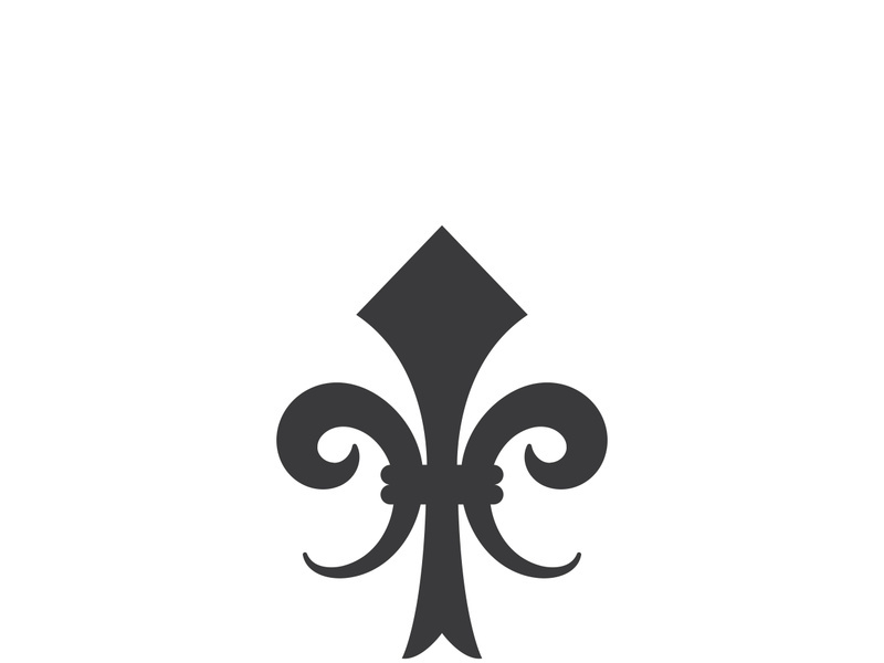 Fleur de lis vector icon