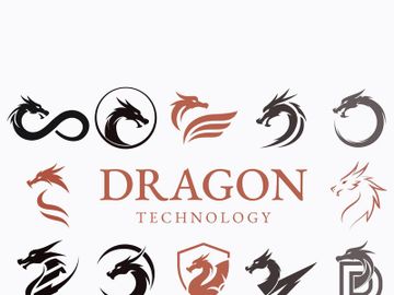 Dragon logo collection preview picture