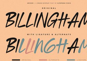 Archer - Rough Font