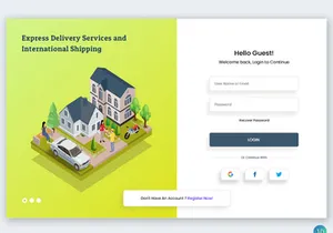 Web Login Screens Pack UI Templates