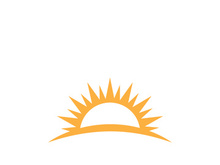 Creative and unique sun logo design.