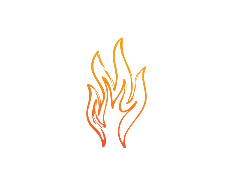 Fire and flame logo vector