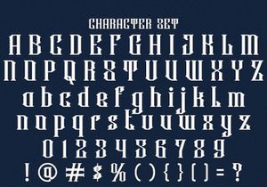 Rowney Kahfi - Victorian Style Font