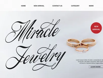 Yureika Glasious | Classic Elegant Script