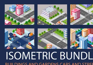 Isometric Bundle Buildings