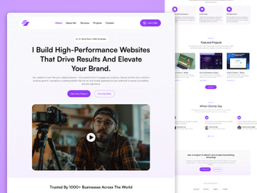 Personal Portfolio Landing Page preview picture
