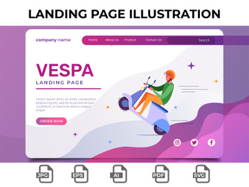 Landing Page Illustration 06 preview picture