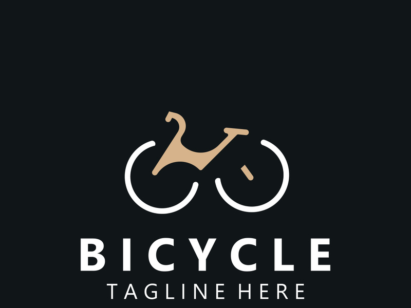 Bicycle icon template design inspiration. Bicycle store Quality symbol vector