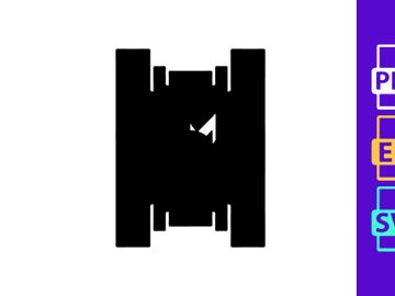 Soccer field diagram with goals and center circle markings preview picture