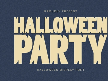 Halloween Party - Display Font preview picture