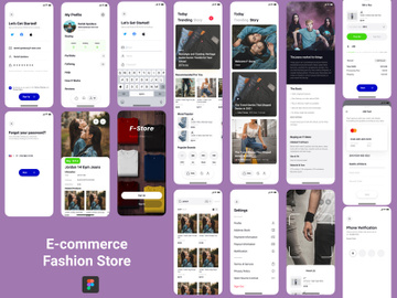 Fashion Store - Ecommerce iOS App UI preview picture