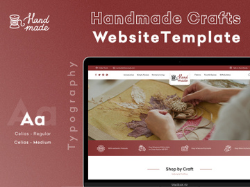 Hand Craft Website Template preview picture