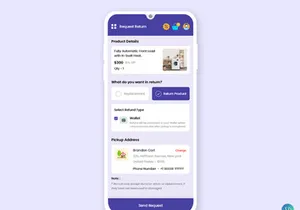Ecommerce Product Return and Refund Mobile App UI Kit Version 2