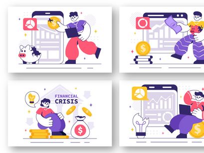 10 Financial Crisis Illustration