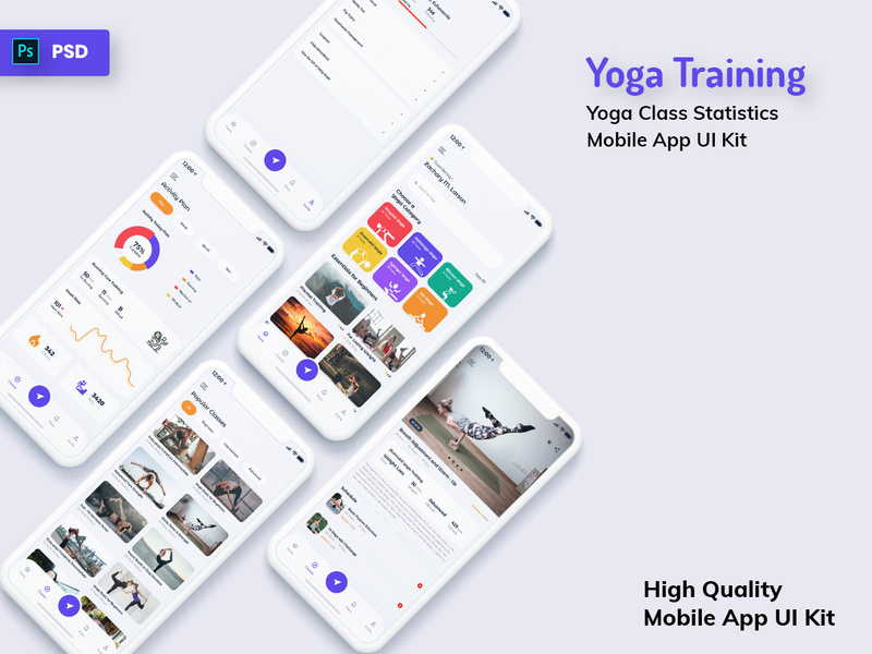 Yoga Class Mobile App Light Version