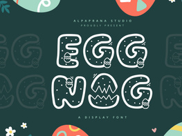 Eggnog - Display Font preview picture