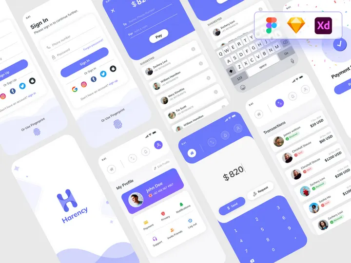 Online payment application