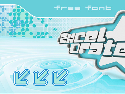 Excelorate - Free Y2K Font