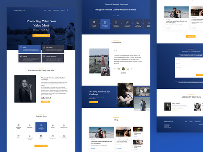 Ford Family Law - Lawyer Landing Page