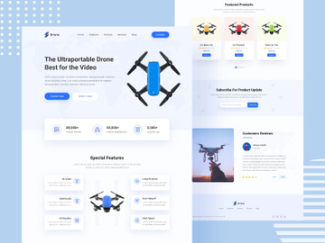 Drone - Product Landing Page preview picture