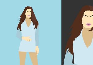 Girl Poses Vector Bundle
