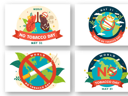 12 World No Tobacco Day Illustration