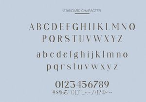 Granger Ligature Serif Typeface
