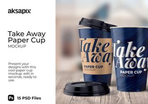 Take Away Paper Cup Mockup