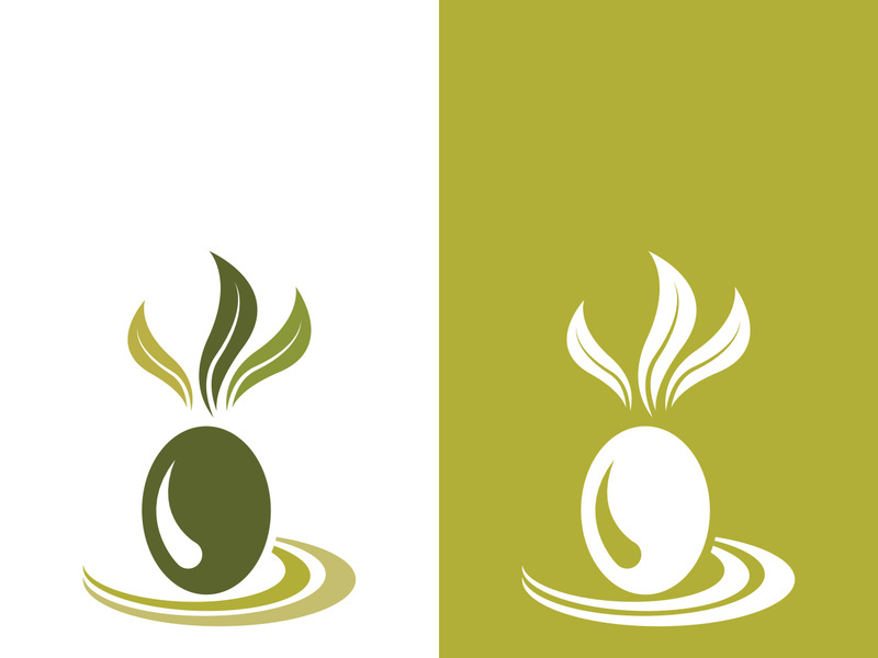 olive icon vector illustration design template