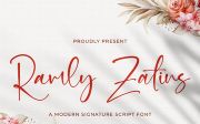 Ramly Zatins - Signature Script Font