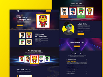 NFT Landing Page_02 preview picture