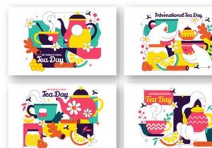 10 International Tea Day Illustration